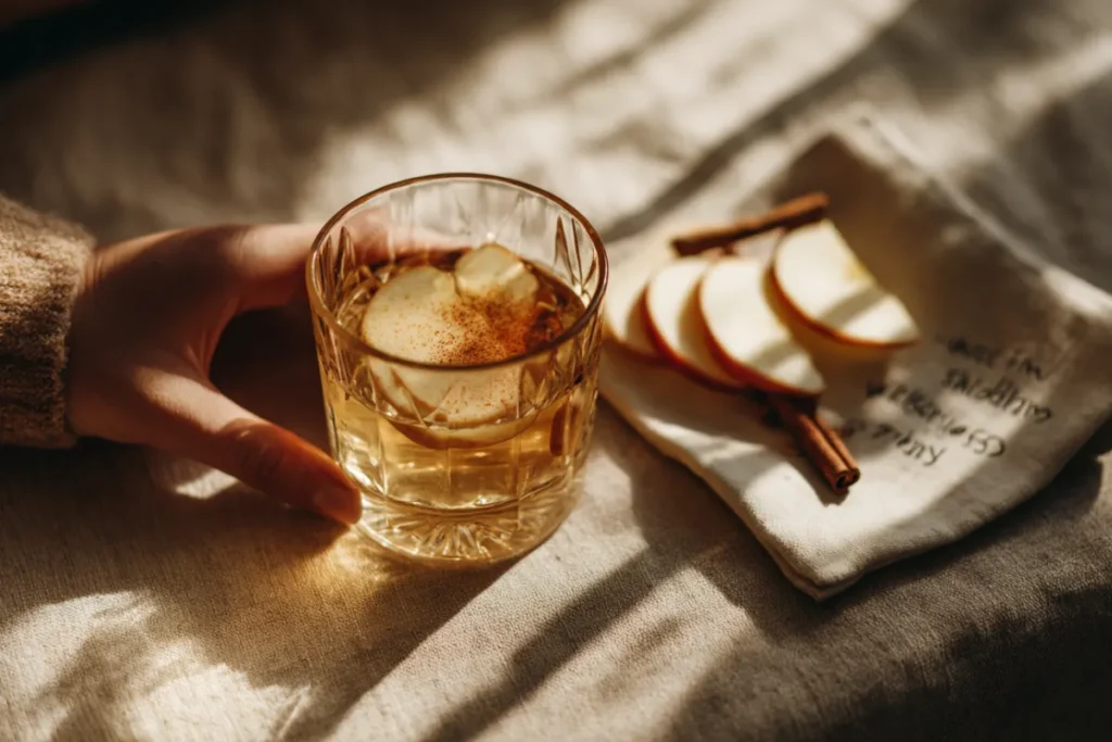 Try Apple Cinnamon Infused Water for a Healthy Fall Boost 17 Personalized closing scene with apple cinnamon infused water