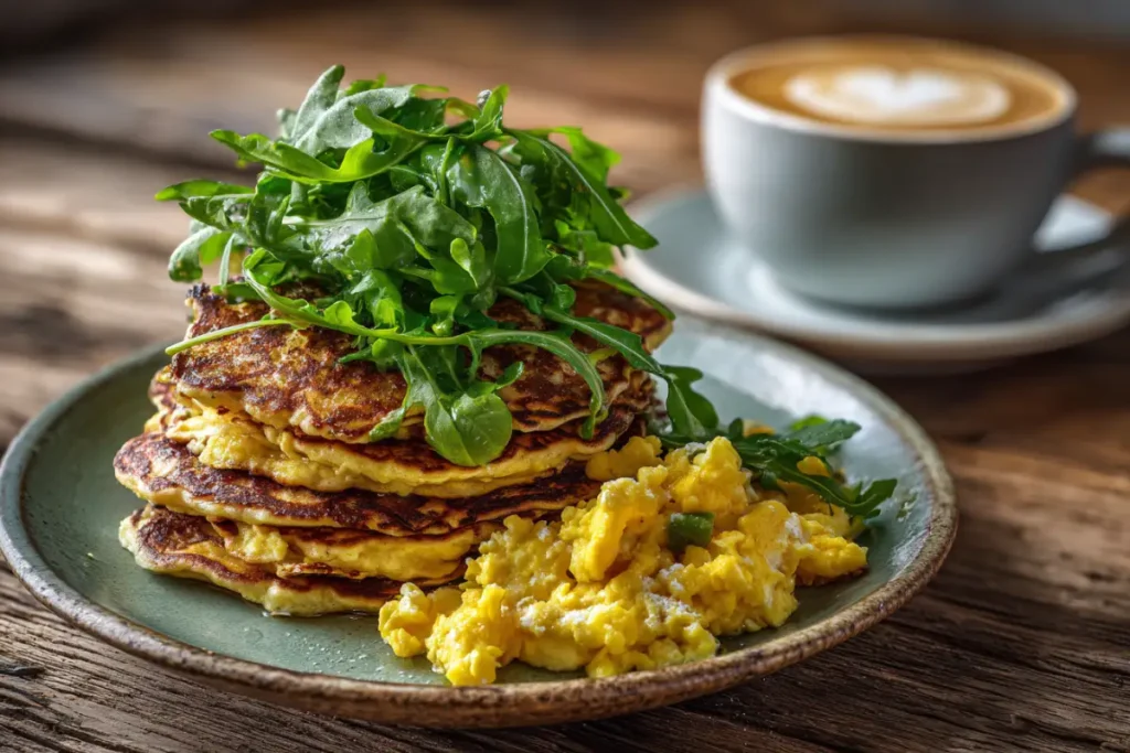 Banana Cottage Cheese Pancakes: A High-Protein, Healthy Breakfast Delight 24 Pancakes served with full breakfast sides