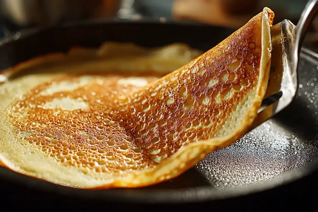 Banana Cottage Cheese Pancakes: A High-Protein, Healthy Breakfast Delight 18 Flipping banana cottage cheese pancake