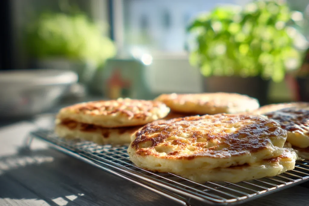 Banana Cottage Cheese Pancakes: A High-Protein, Healthy Breakfast Delight 19 Pancakes cooling on rack