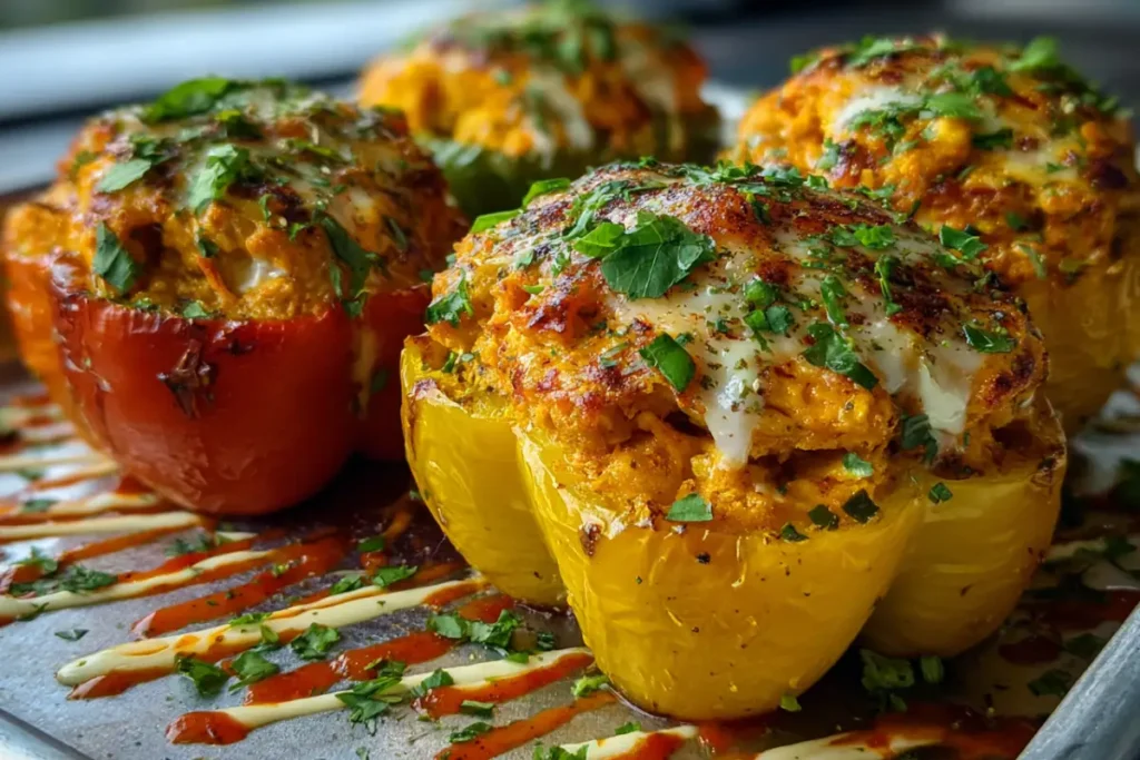 Why Cottage Cheese Buffalo Chicken Dip Is a Must-Try 29 Stuffed peppers made with leftover buffalo chicken dip