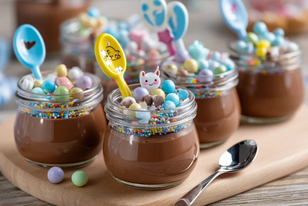 The Best Cottage Cheese Chocolate Mousse in 10 Minutes 28 Kid-friendly chocolate mousse jars with colorful toppings