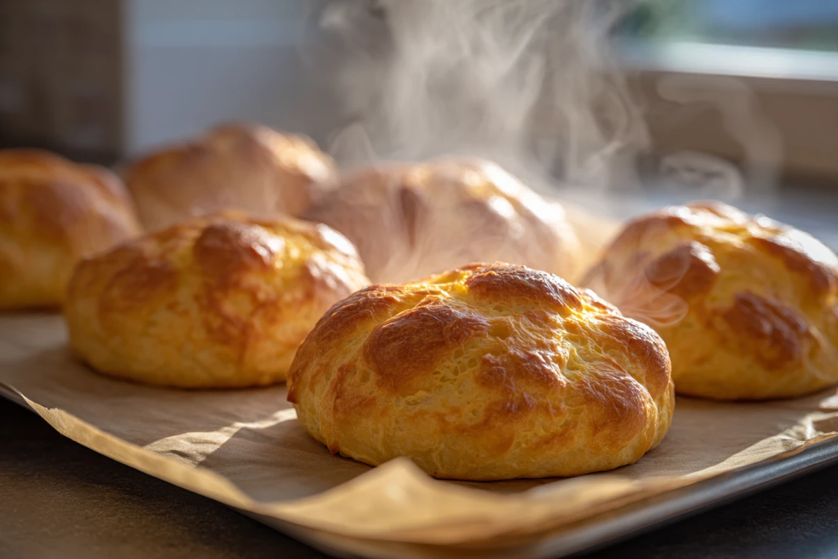 Make Cottage Cheese Cloud Bread Your Go-To Healthy Bread 17 Golden cloud bread fresh out of the oven