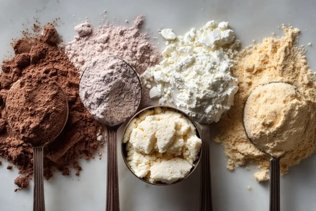 Cottage Cheese Cookie Dough: Healthy, High-Protein, No-Bake Recipe 20 Protein powder options next to cookie dough