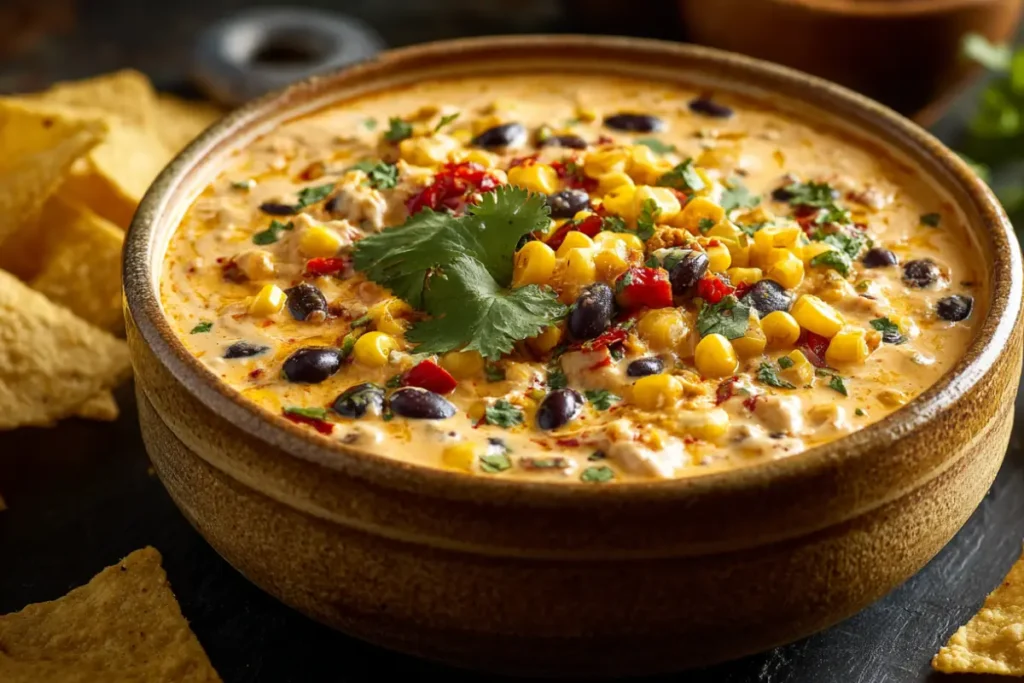 Cottage Cheese Queso Dip: The Healthier, Creamier Cheese Dip You’ll Love 16 Spicy Southwest cottage cheese queso with corn and jalapeños