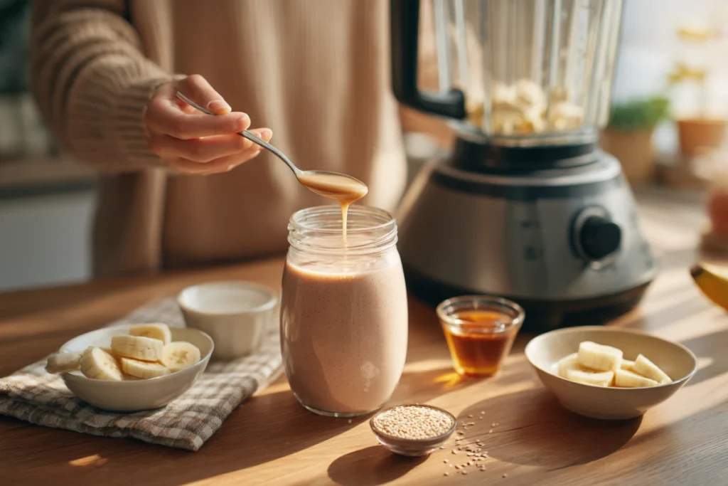 Start Your Day with a Cottage Cheese Smoothie Boost 19 Tasting cottage cheese smoothie with adjustment options