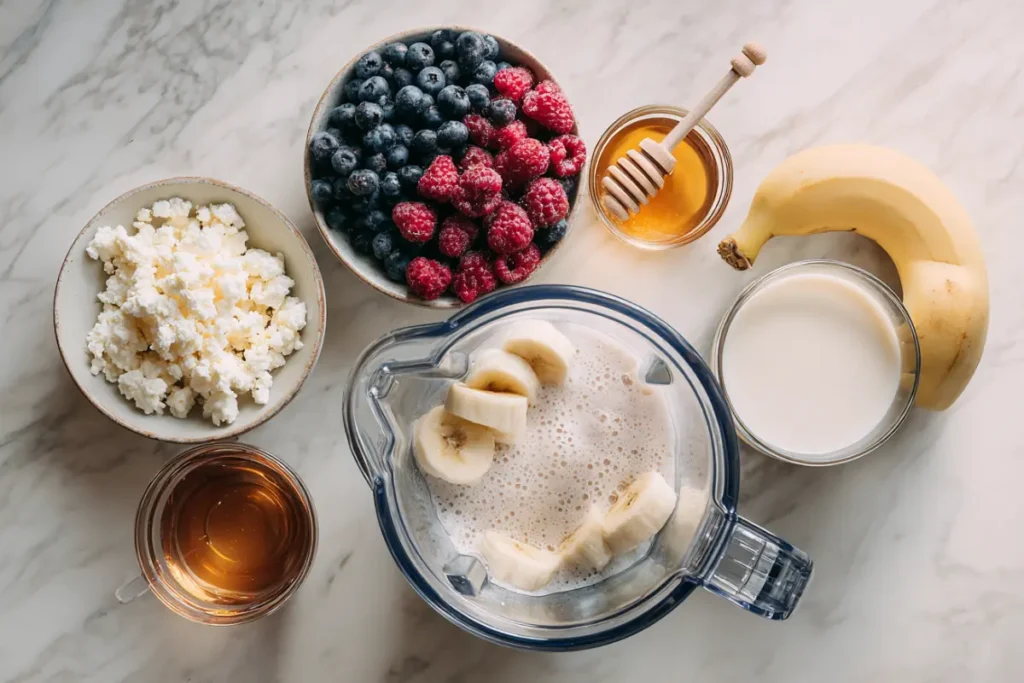 Start Your Day with a Cottage Cheese Smoothie Boost 16 Ingredients for a cottage cheese smoothie