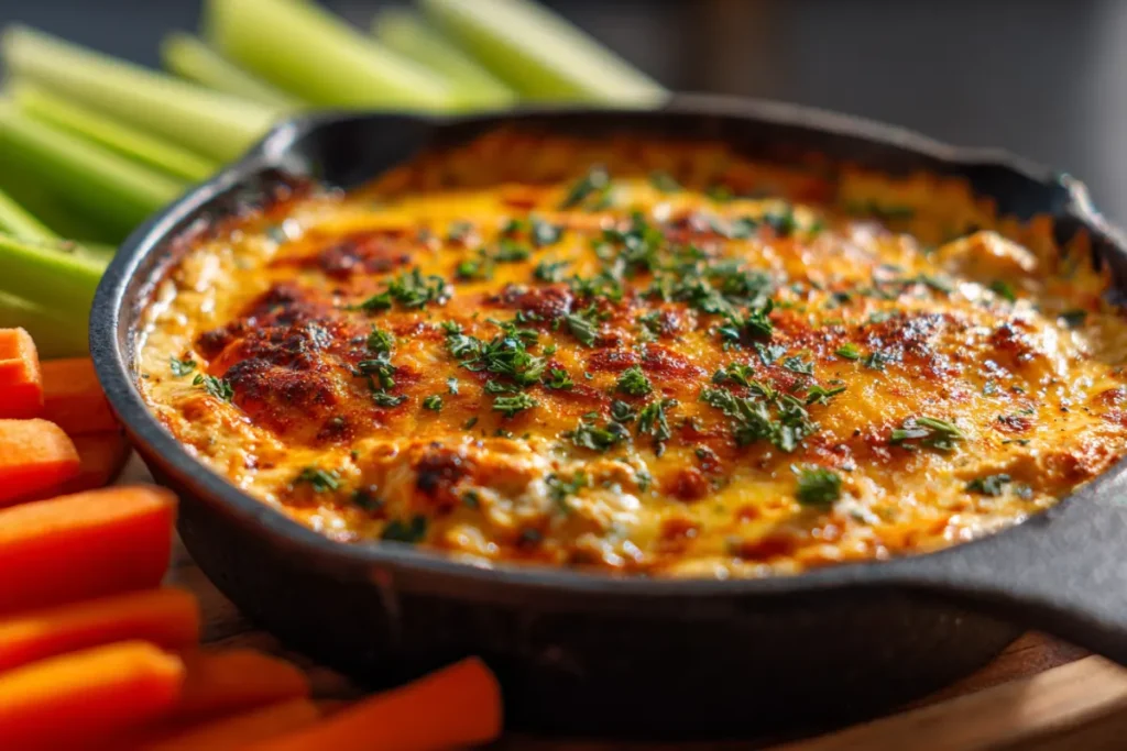 11 High Protein Cottage Cheese Recipes You’ll Actually Crave 7 Buffalo chicken dip made with cottage cheese and served warm