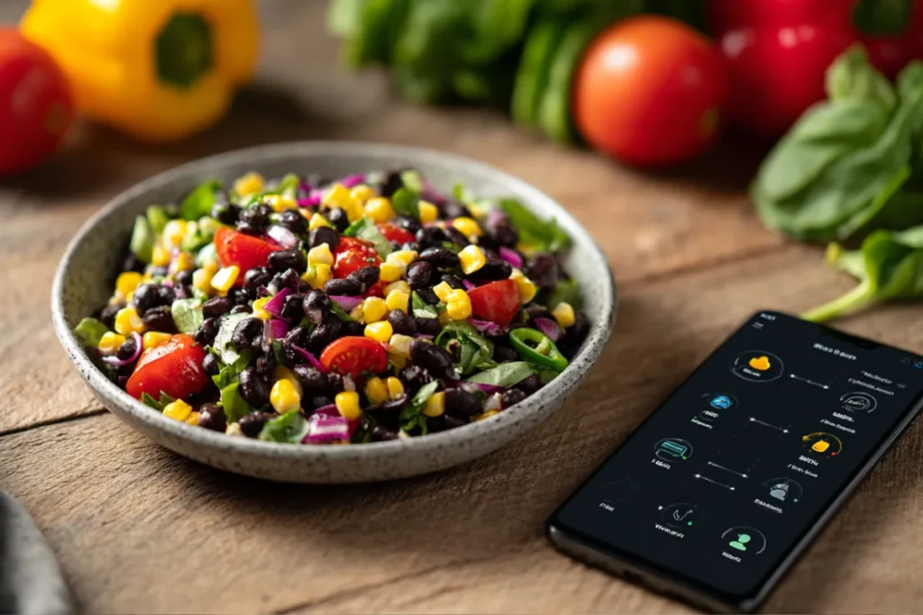 Mediterranean Black Bean and Corn Salad (Easy, Fresh & Flavorful Guide) 20 Infographic of Mediterranean black bean and corn salad nutrition