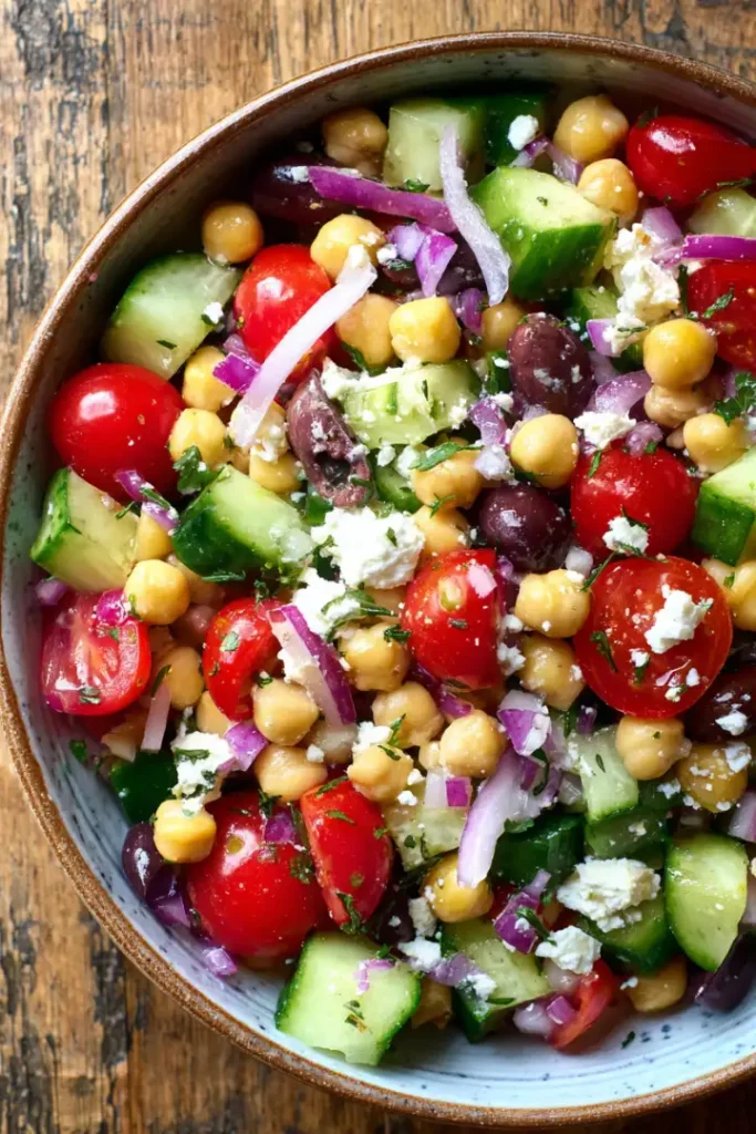 Mediterranean Chopped Salad Made Easy – Fresh, Crunchy, and So Satisfying 18 Vibrant Mediterranean chopped salad