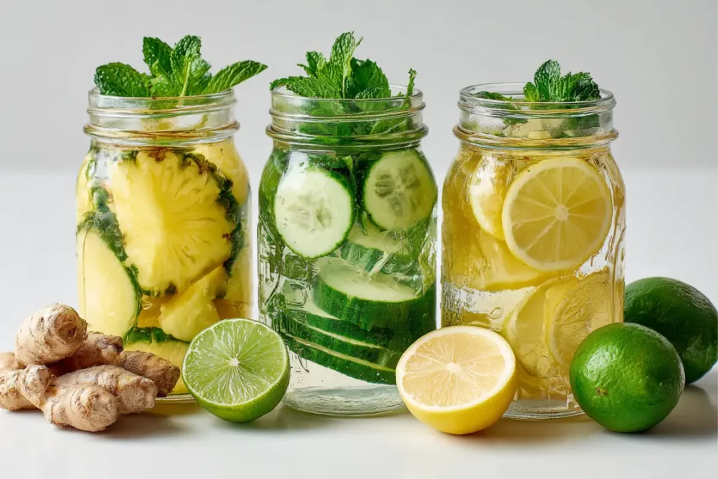 Feel Refreshed with Pineapple Mint Infused Water for Digestion 17 Infused water variations including pineapple mint