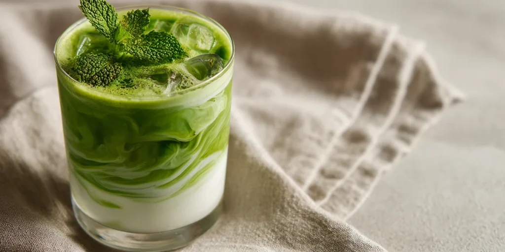 Make the Perfect Iced Matcha Latte Recipe at Home Today 21 Final iced matcha latte ready to drink