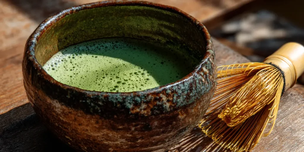 Matcha Recipes 7 Delicious Drinks & Desserts You Can Make at Home 10 Traditional matcha hot tea in a chawan bowl