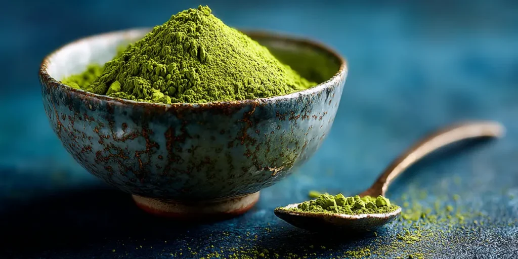 Powerful Matcha Smoothie Recipe to Start Your Day Right 17 Ceremonial matcha powder in bowl