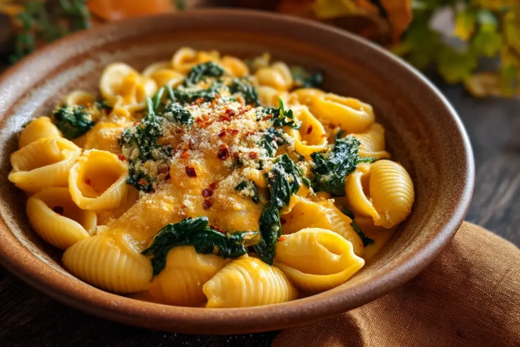 Cheesy Roasted Butternut Squash Pasta