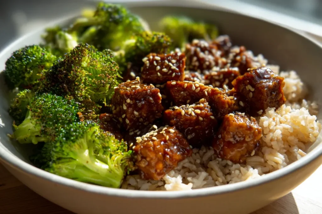 High Protein Rice Bowl
