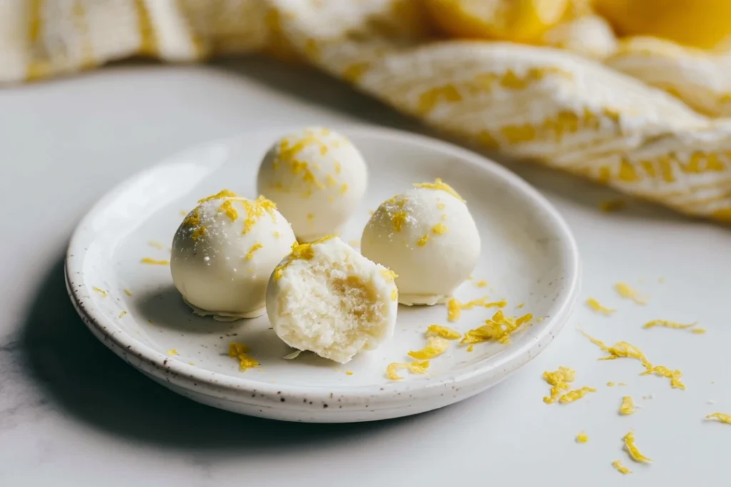 11 Wholesome Dessert Recipes That Taste Amazing 4 Lemon White Chocolate Truffles