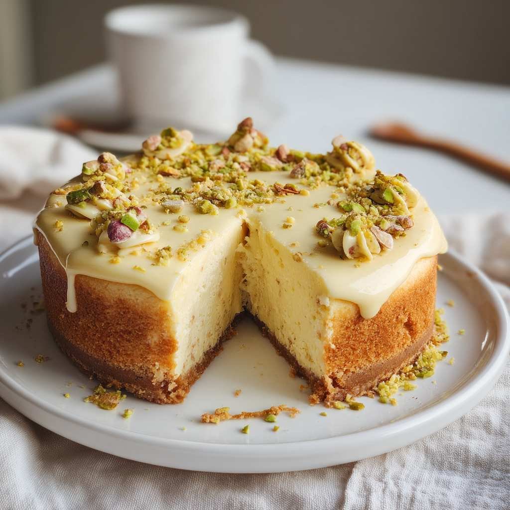 Indulgent Pistachio Cheesecake: A Nutty Twist to a Classic Delight 10 processed 1797 9f1e4627