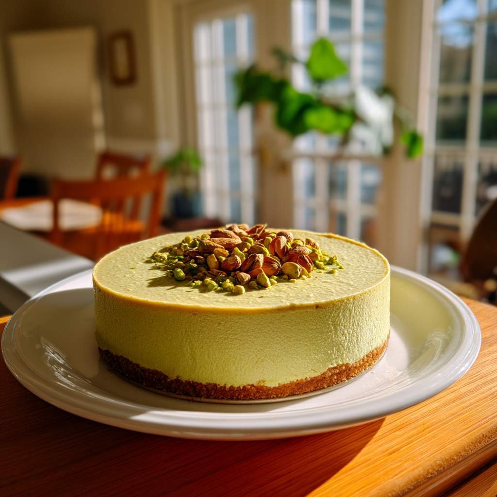 Indulgent Pistachio Cheesecake: A Nutty Twist to a Classic Delight 11 processed 1797 e8d6d507