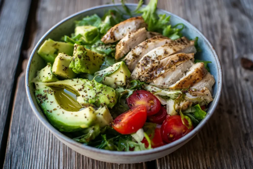 15 High-Protein Bowls: The Ultimate Guide 6 4. Chicken Avocado Bowl