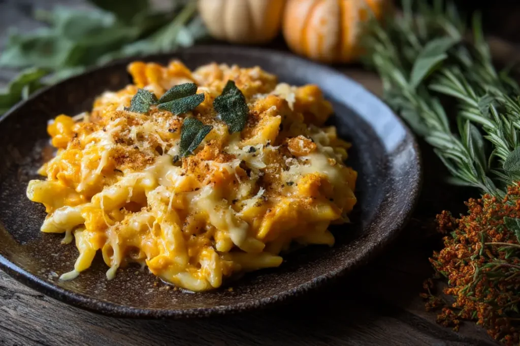 Cheesy Roasted Butternut Squash Pasta