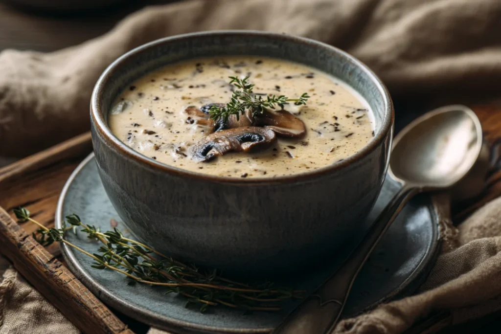 13 Creamy Comfort Food Recipes 8 Creamy Mushroom Chicken and Wild Rice Soup