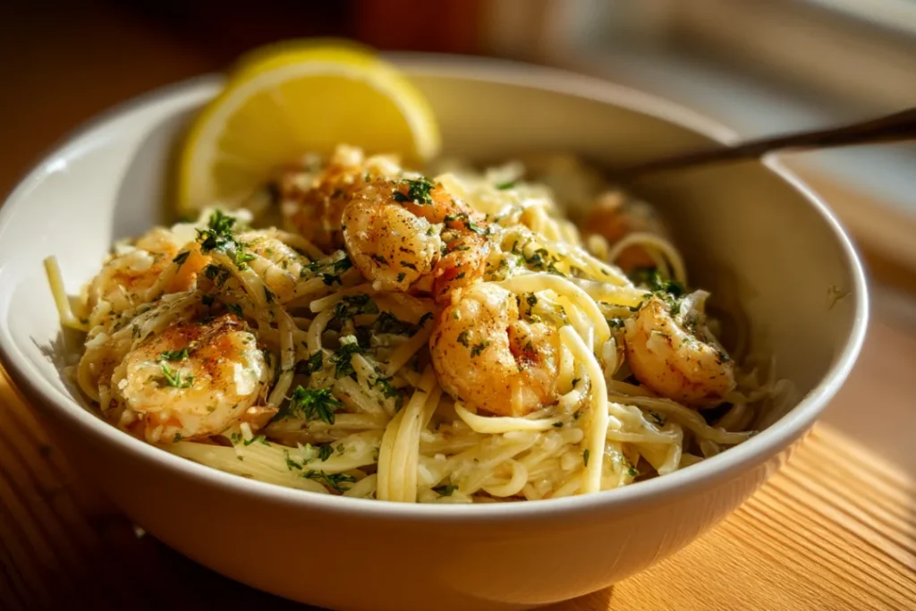 Garlic Butter Shrimp Pasta