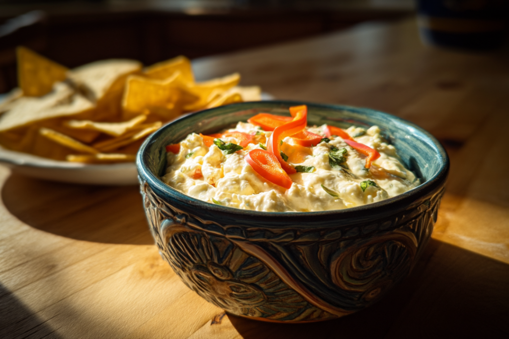 High Protein Cottage Cheese Queso
