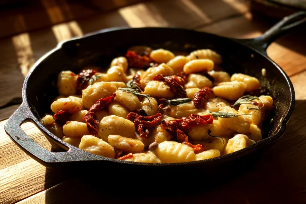 White Bean Sun‑Dried Tomato Gnocchi