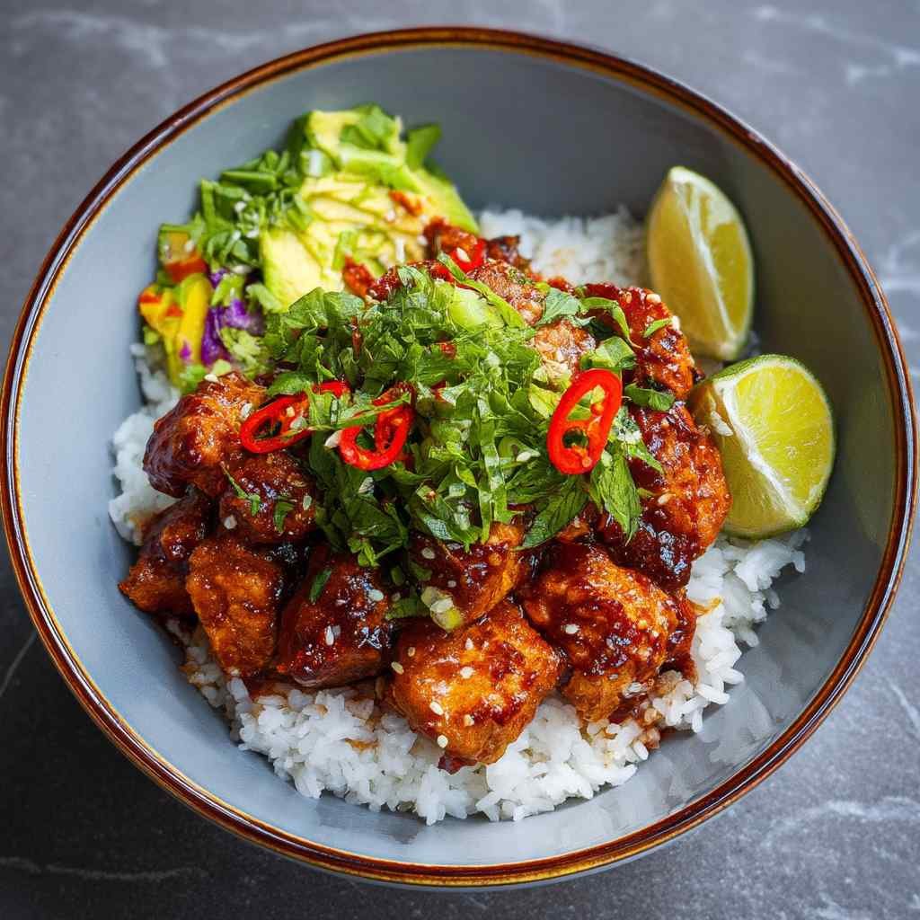 Flavorful Thai Chicken Bowl to Brighten Your Table 11 processed 2660 d70af63e