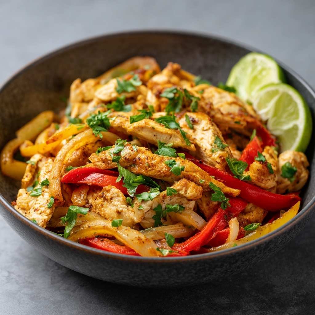 Deliciously Vibrant Chicken Fajita Bowl Recipe 8 processed 2674 9ff707a9
