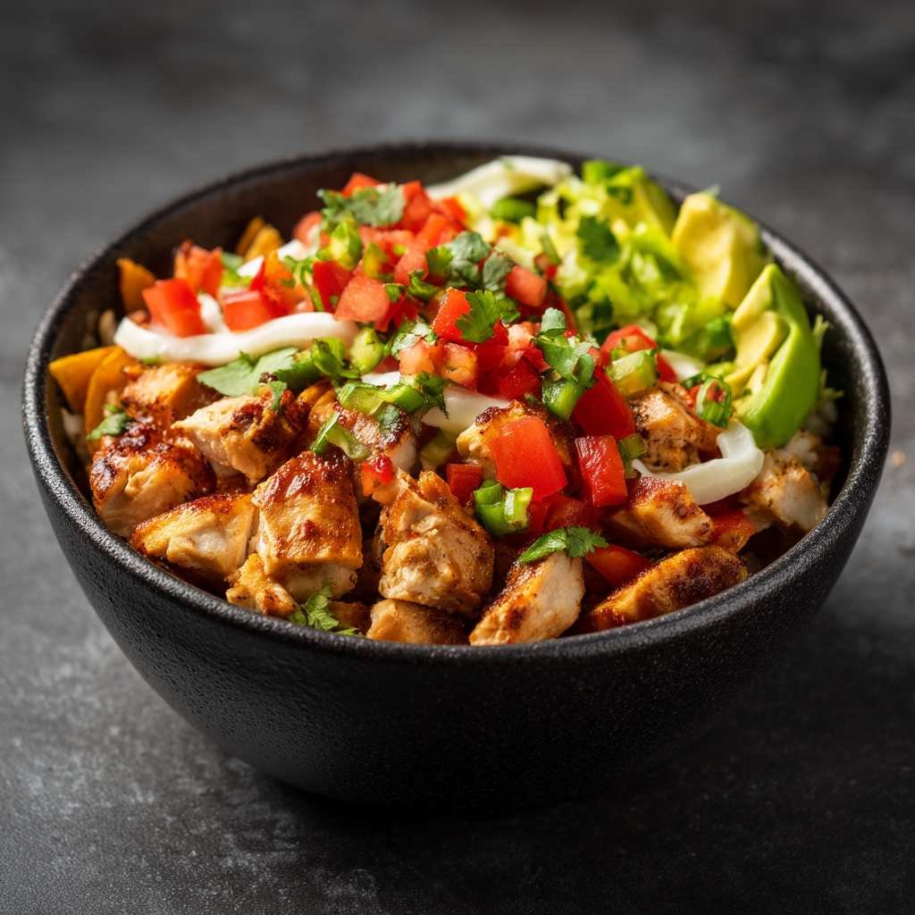Deliciously Vibrant Chicken Fajita Bowl Recipe 10 processed 2674 d603abd1
