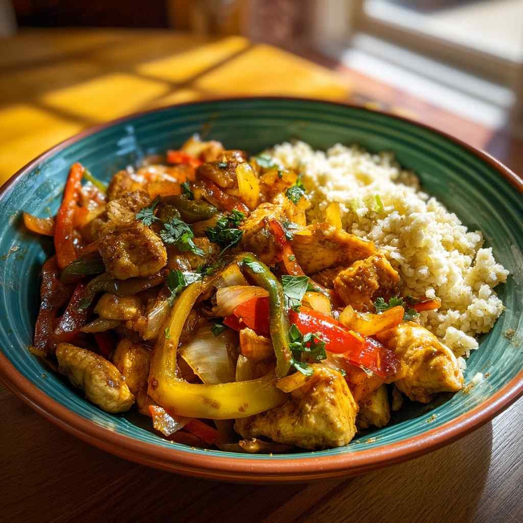 Deliciously Vibrant Chicken Fajita Bowl Recipe 12 processed 2678 001259d3